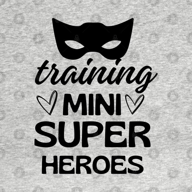 Training Mini Super Heroes by Owlora Studios